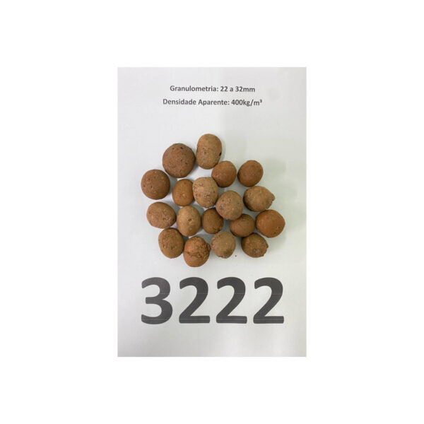 ARGILA EXPANDIDA 3222 SACO 50 LITROS ( 20KG ) - Imagem 2