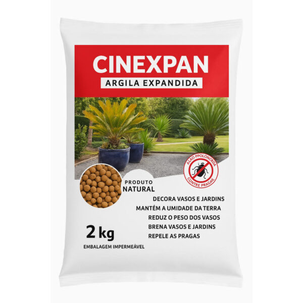 ARGILA EXPANDIDA PARA JARDINAGEM 2KG ( 4 L )